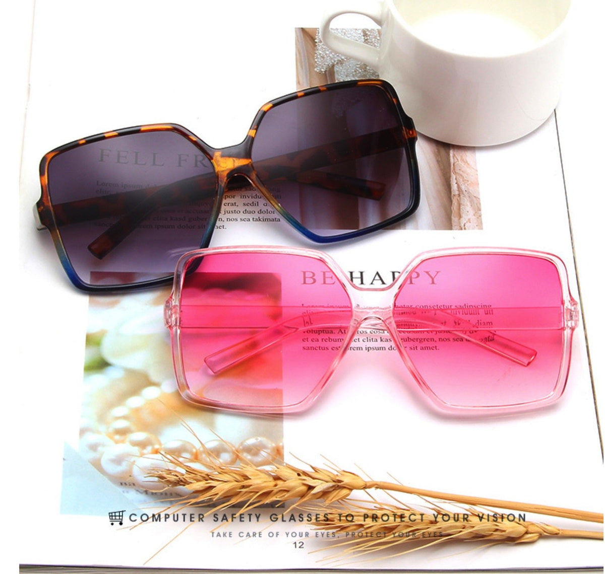 Oversize Gradient Sunglasses