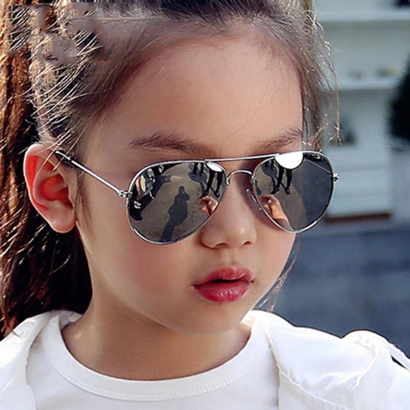 Classic Sunglasses Girls Colorful Mirror Children Glasses UV400