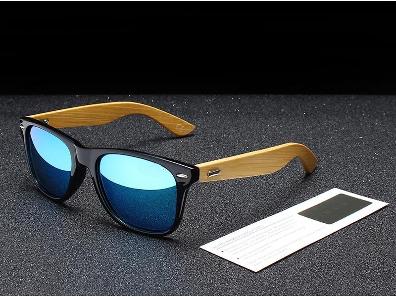 Bamboo Leg Polarized Men Sunglasses