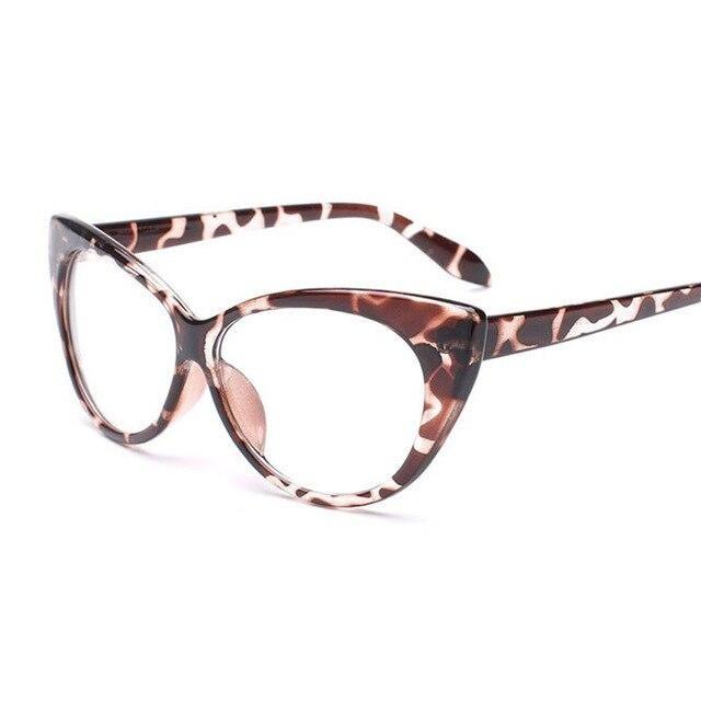 New Sexy Transparent Cat Eye Optical Glasses