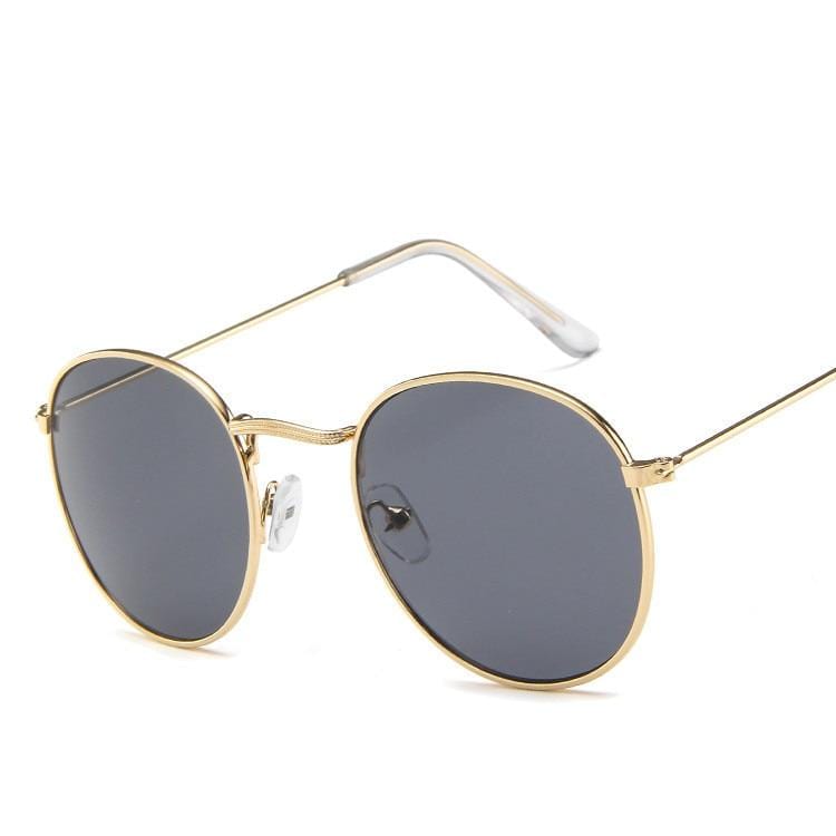 vintage Mirror Sunglasses Classic Round Outdoor Sun Glasses UV400