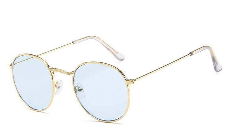 vintage Mirror Sunglasses Classic Round Outdoor Sun Glasses UV400