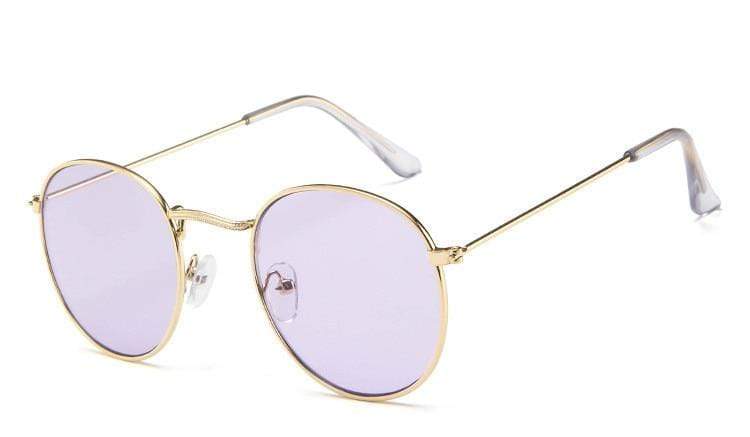vintage Mirror Sunglasses Classic Round Outdoor Sun Glasses UV400