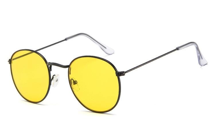 vintage Mirror Sunglasses Classic Round Outdoor Sun Glasses UV400