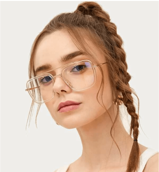 Top Bar Metal Frame Glasses