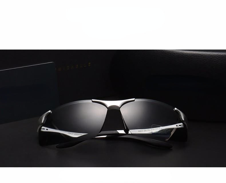 2020 Aluminum Magnesium Men Sunglasses Polarized Sports Driving Night Vision Goggles Sunglass Fishing UV400 Rimless Sun Glasses