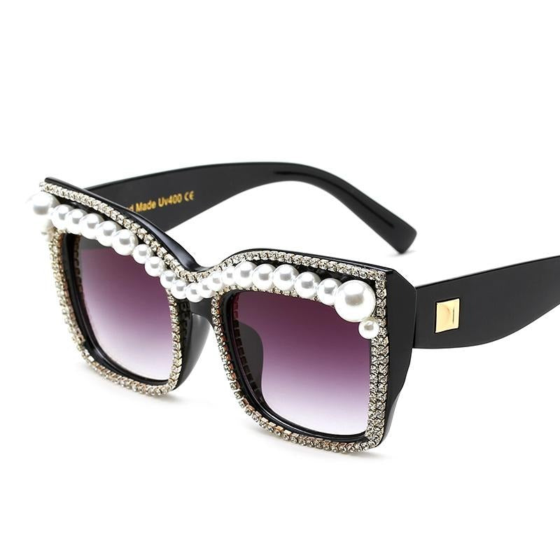 FashionPearl rhinestone sunglasses