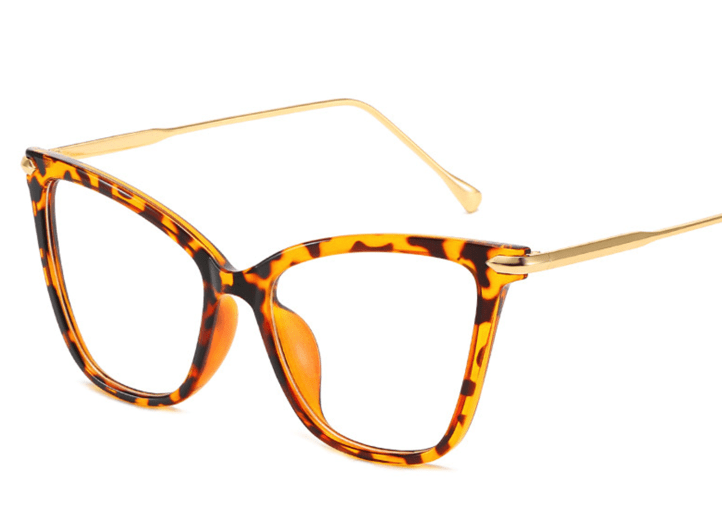 Vintage Transparent Cat Eye Glasses