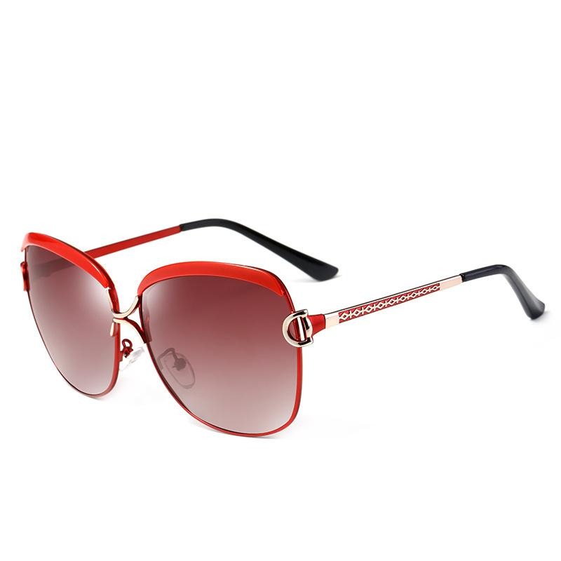 Oversize Fashionable Mental Sunglasses