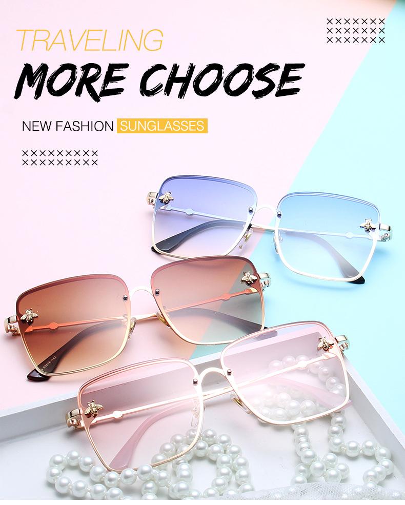 Hot!Square Bee Sunglasses