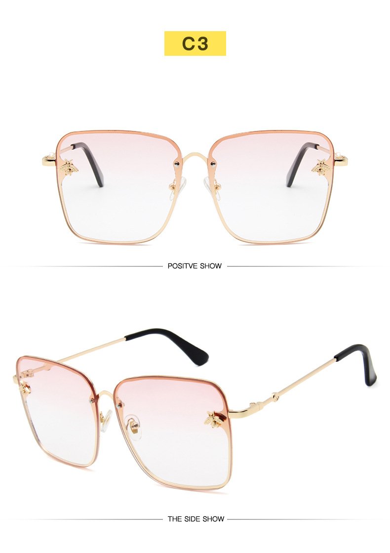 Hot!Square Bee Sunglasses