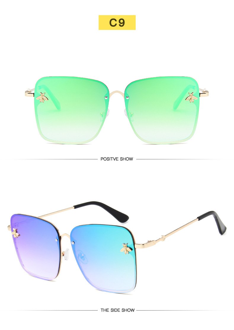 Hot!Square Bee Sunglasses