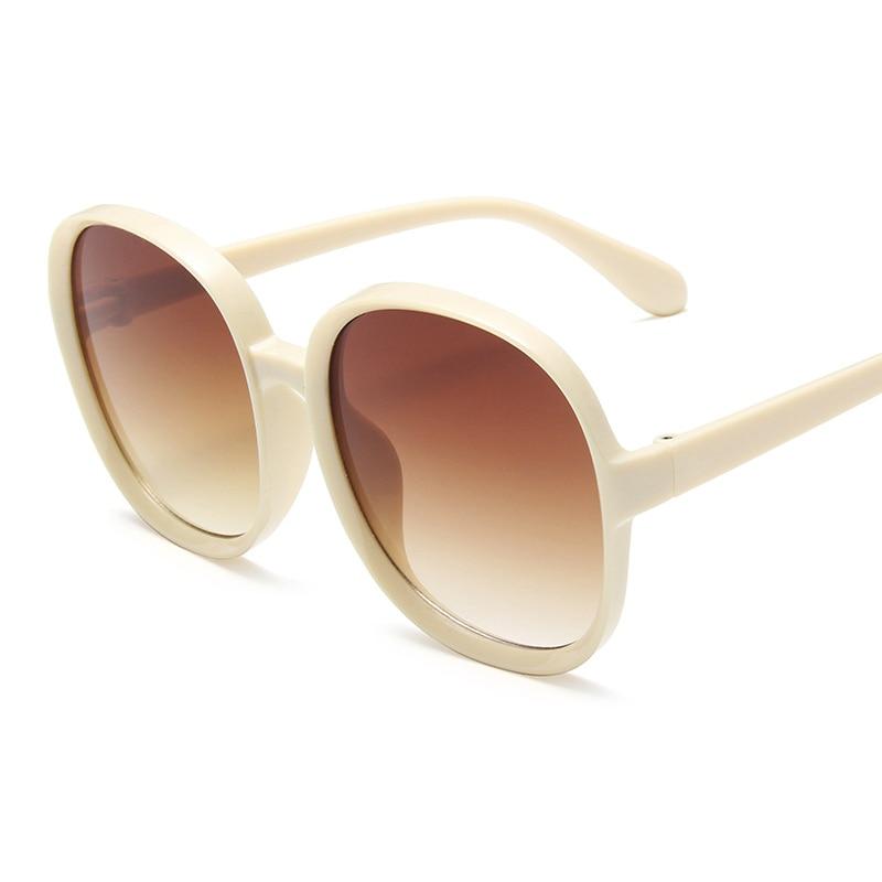 Round Sunglasses Woman Oversized Gradient Fashion Sunglasses