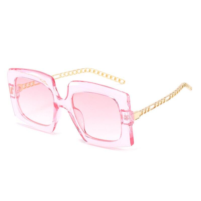 Oversized Sunglasses Women Men Fashion Metal Frame Sun Glasses Classic Vintage Ladies Eyewear Shades Unisex UV400