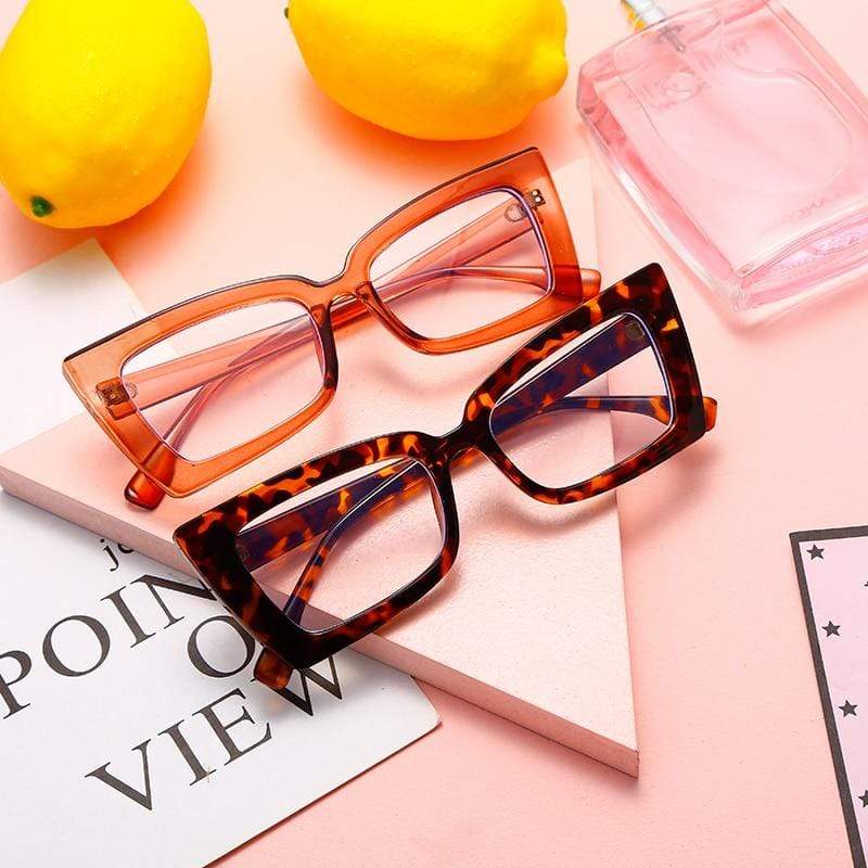 Vintage Cat Eye Optical Glasses Frame Anti Blue Light Transparent Lens Spectacle Frame