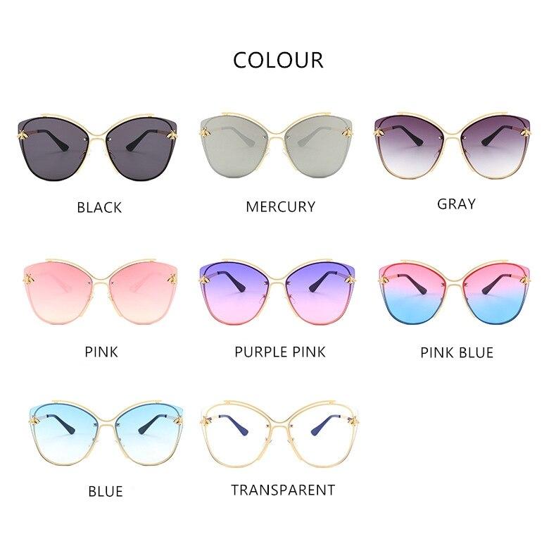 2021 Glittery Frame Irregular Sunglasses Gradient Luxury Cat Eye Eyewear