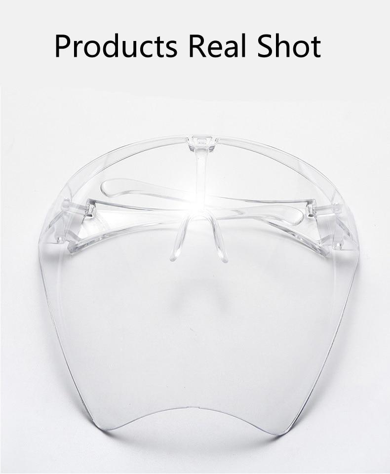 Faceshield Protective Glasses Goggles Safety Blocc Glasses Anti-Spray Mask Protective Goggle Glass Sunglasses