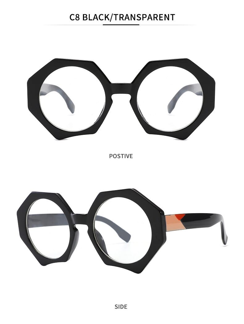 Women Glasses Frames Optical Clear Transparent Lens Myopia Fashion Metal Frame Prescription Eyewear Computer Glasses