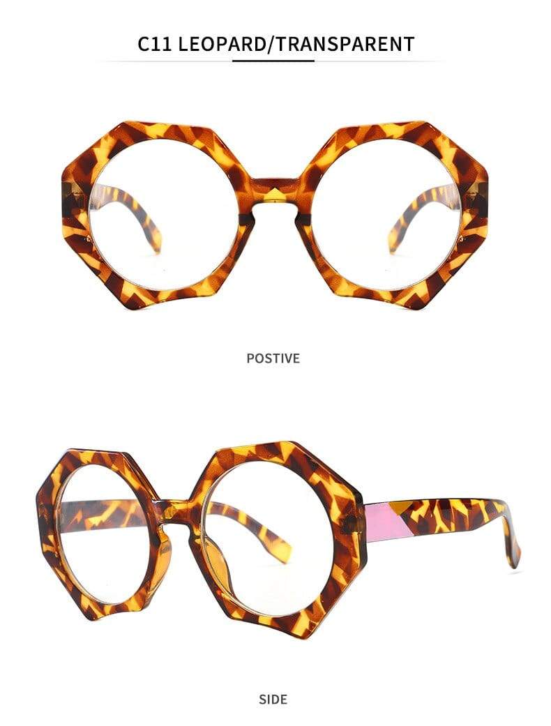 Women Glasses Frames Optical Clear Transparent Lens Myopia Fashion Metal Frame Prescription Eyewear Computer Glasses