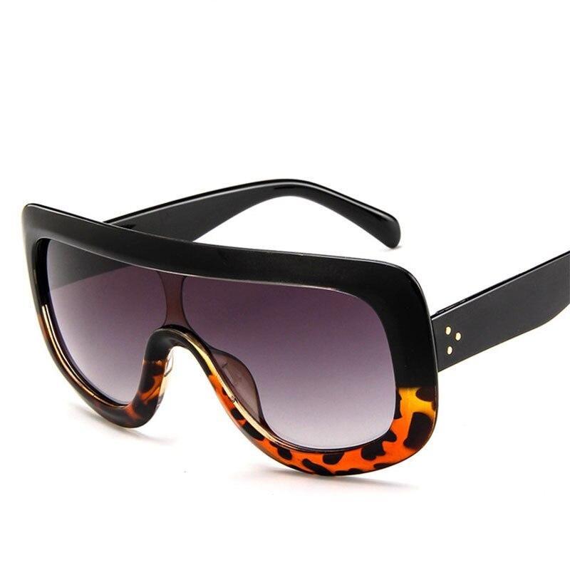 2021 Leopard Frame Women Designer Vintage Sunglasses