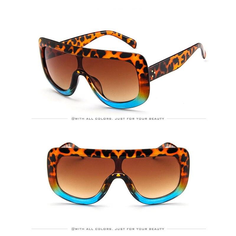 2021 Leopard Frame Women Designer Vintage Sunglasses