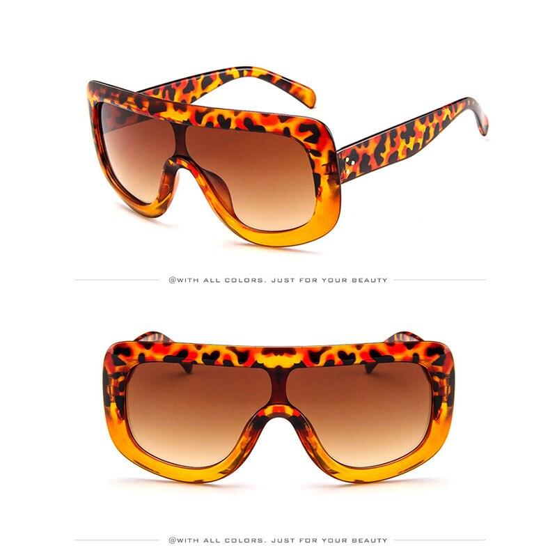 2021 Leopard Frame Women Designer Vintage Sunglasses