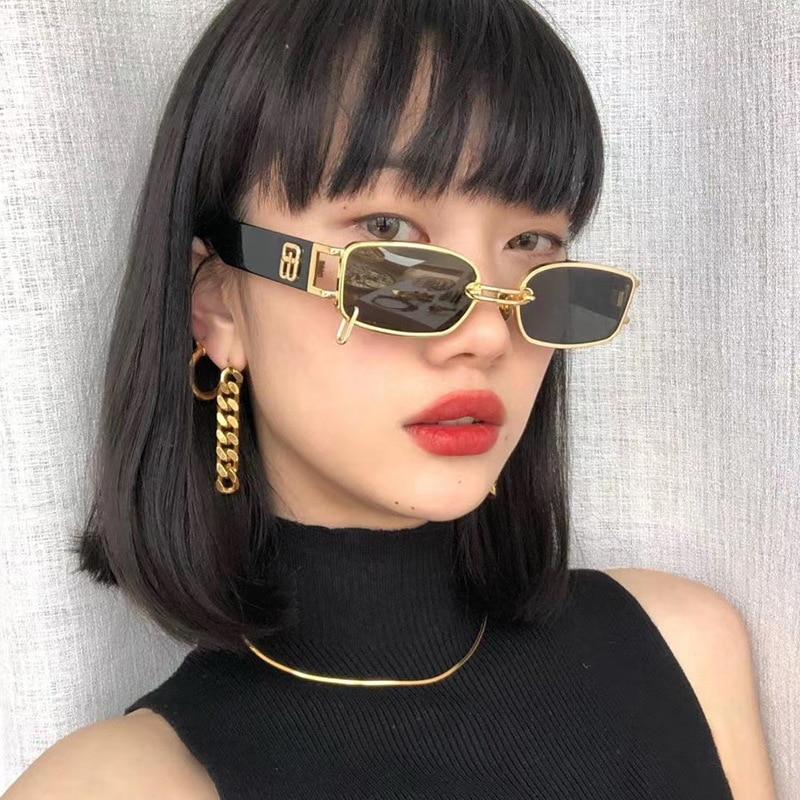 Retro women's Sunglasses Korean fashion cool male stars same style personality