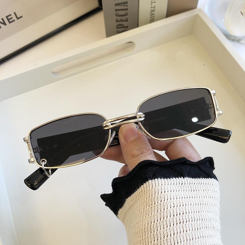 Retro women's Sunglasses Korean fashion cool male stars same style personality