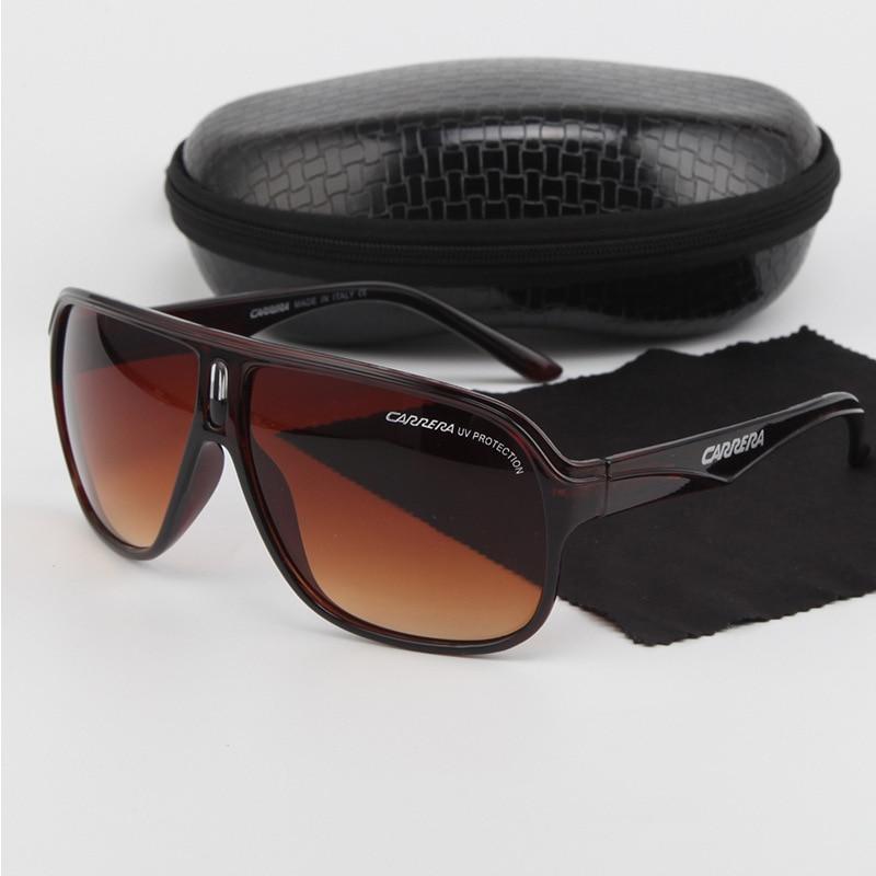 RetroPolarized Sunglasses brown sunglasses Spuare Mirror Summer