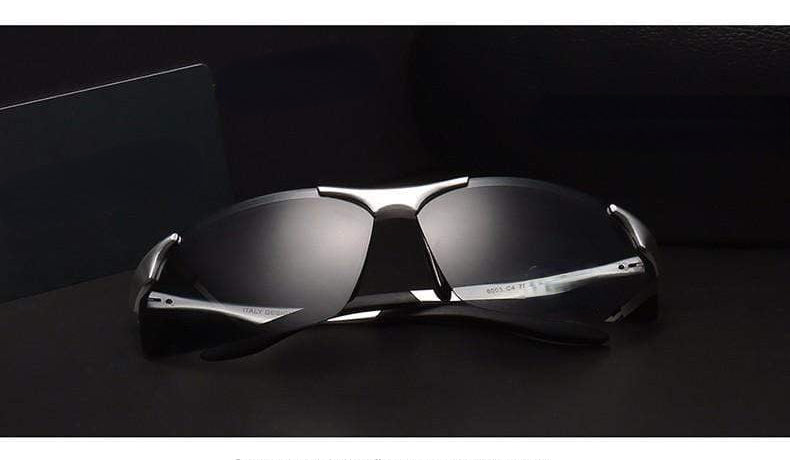 2020 Aluminum Magnesium Men Sunglasses Polarized Sports Driving Night Vision Goggles Sunglass Fishing UV400 Rimless Sun Glasses