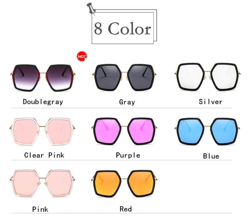 Macarons!2020 NEW Oversized Square Sunglasses