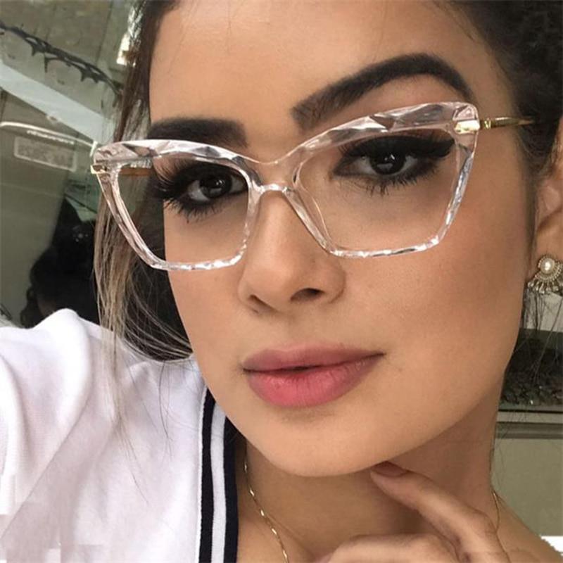 Hot!Sexy Cat Eye Square Glasses