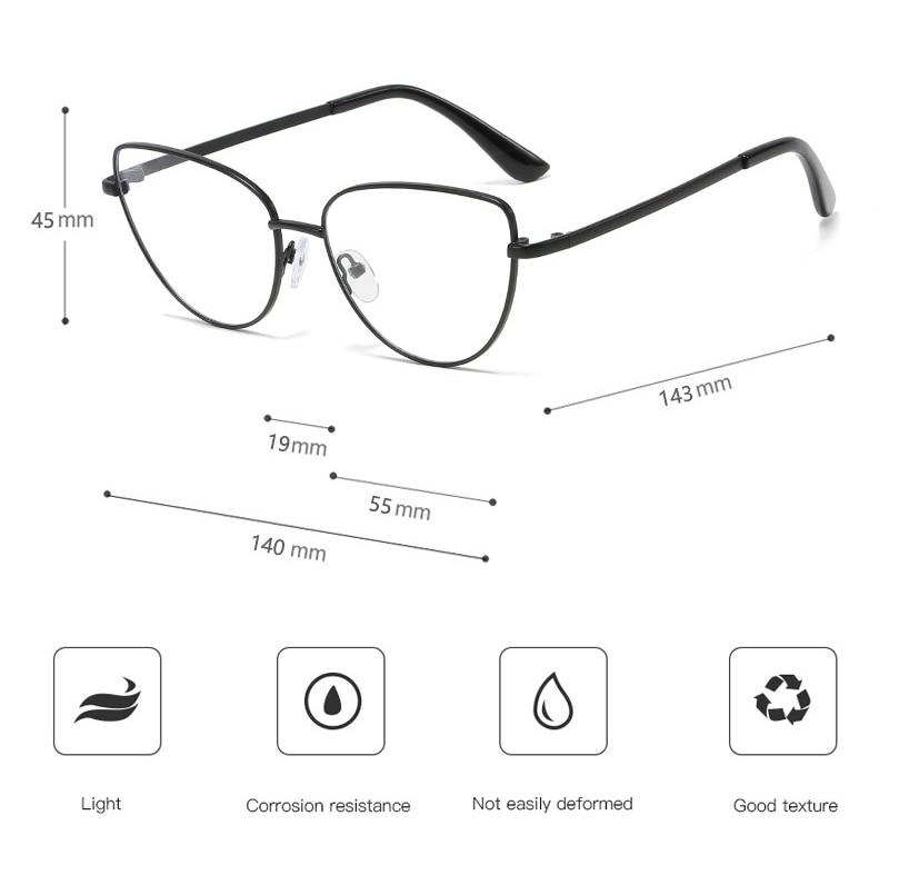 Cat Eye Retro Simple Glasses Frames 02