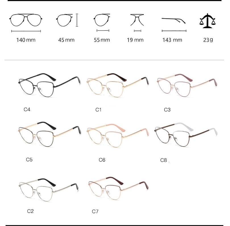 Cat Eye Retro Simple Glasses Frames 02