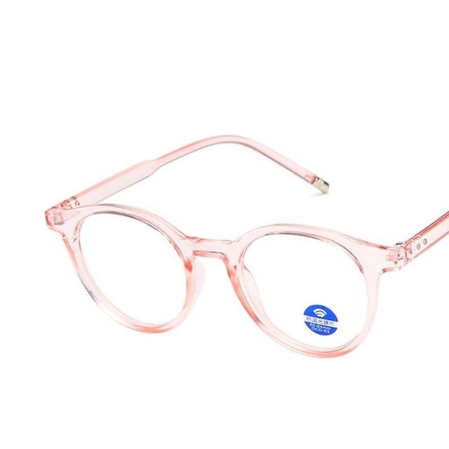 Anti Blue Light Round Glasses Frame