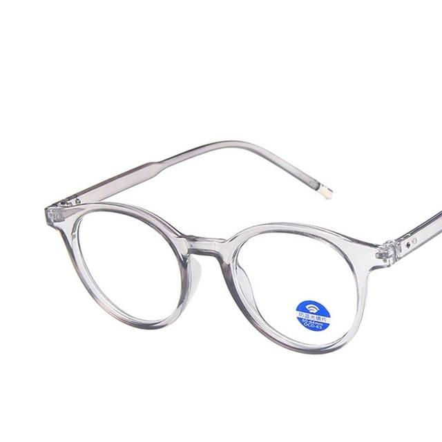 Anti Blue Light Round Glasses Frame