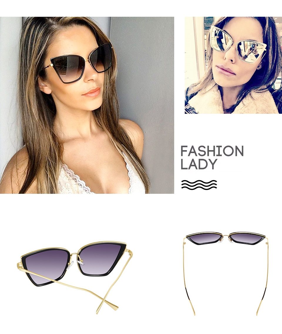 New 2021 Designer Cat Eye Sunglasses