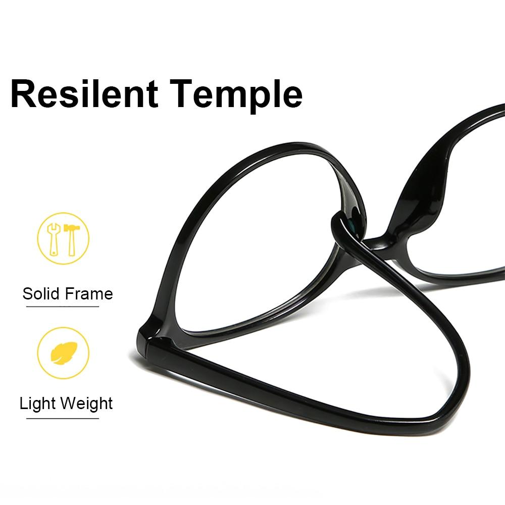 2021 Trends Office Anti Blue Light Oversized Round Glasses Computer Women Blue Blocking Gaming Big Size Men Eyeglasses Frame