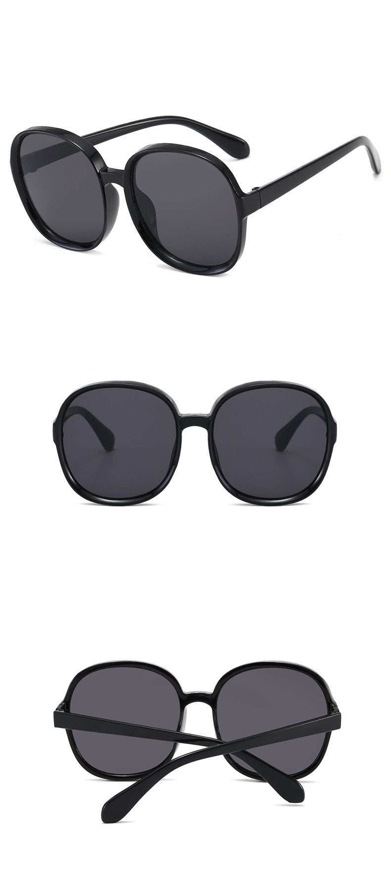 luxury round sunglasses