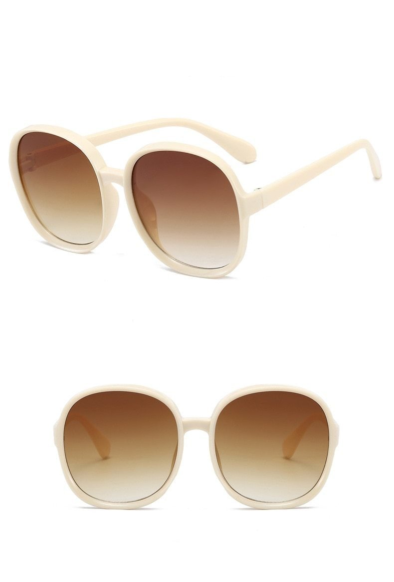 luxury round sunglasses