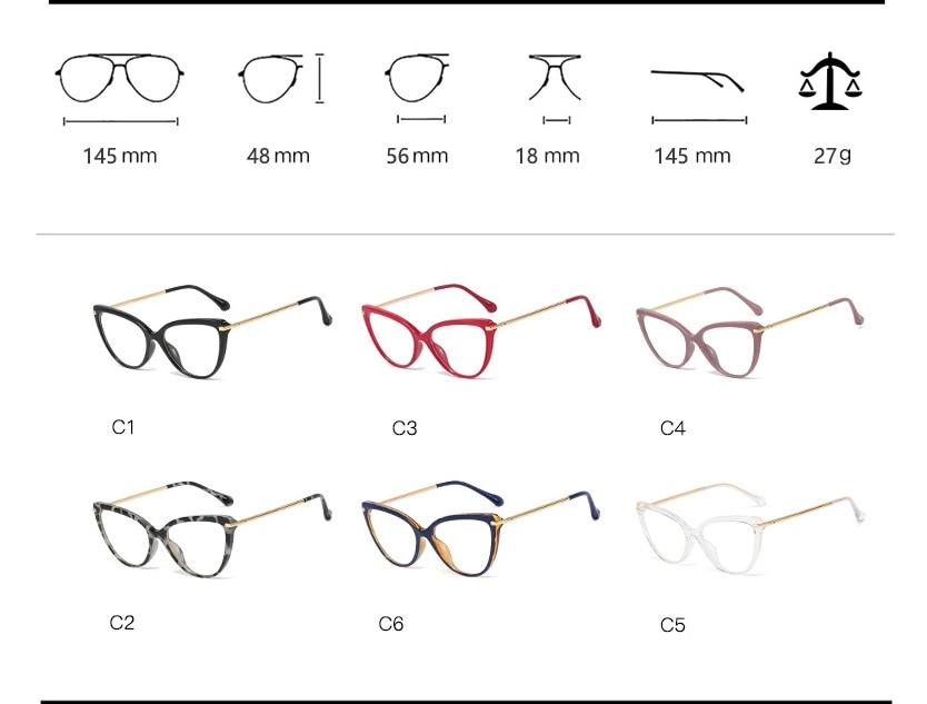 Retro Cat Eye Glasses Frames 01