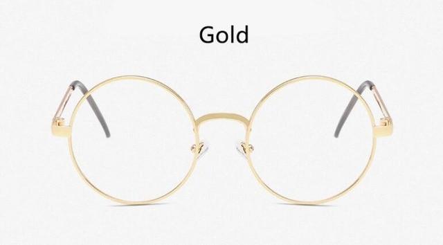 Classic Round Transparent Glasses Eyeglass Frame
