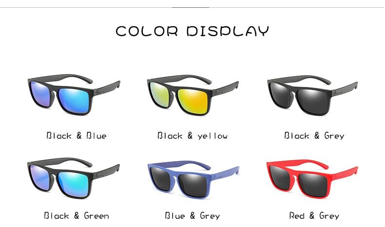 Sunglasses Kids Girls Boys Polarized Children Sun Glasses PC UV Protection Eyeglasses