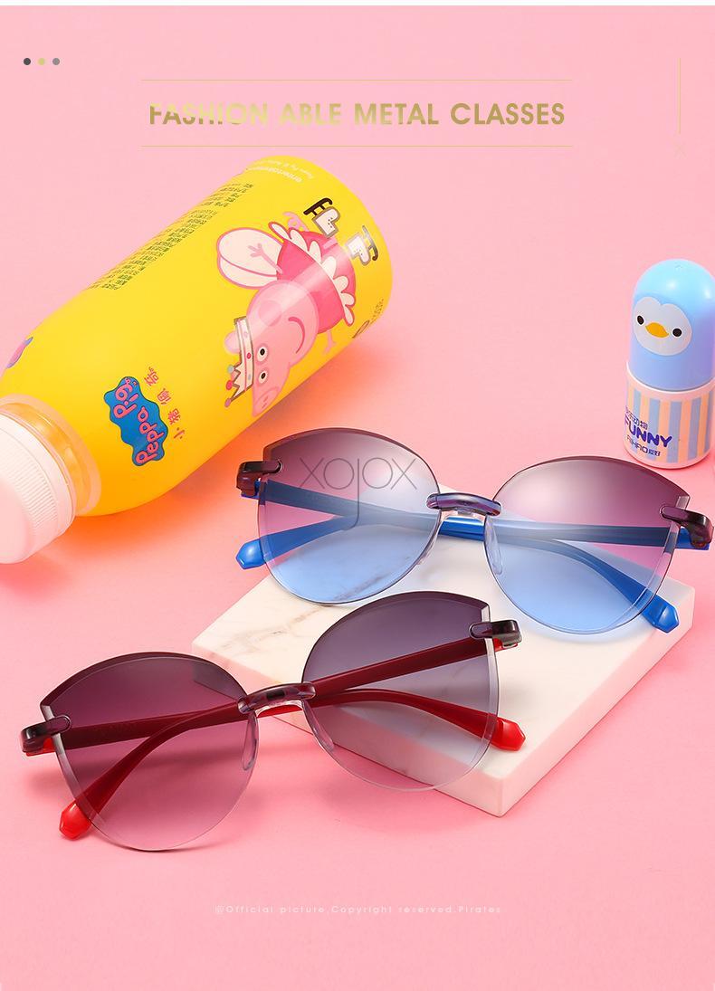 Children Frameless Sunglasses Eyeglasses