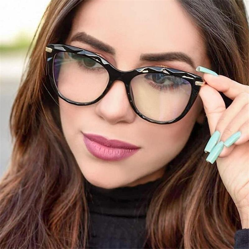 Designer Transparent Cat Eye Glasses 2021