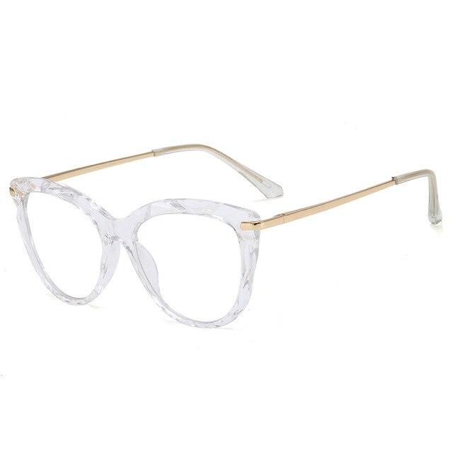 Designer Transparent Cat Eye Glasses 2021