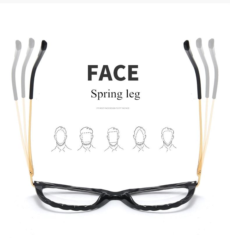 Designer Transparent Cat Eye Glasses