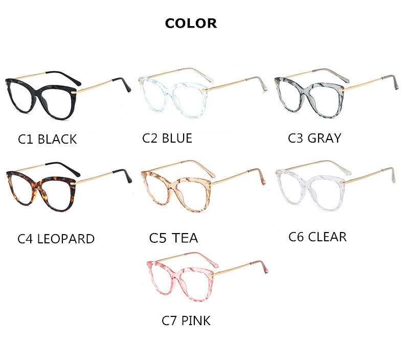 Designer Transparent Cat Eye Glasses 2021