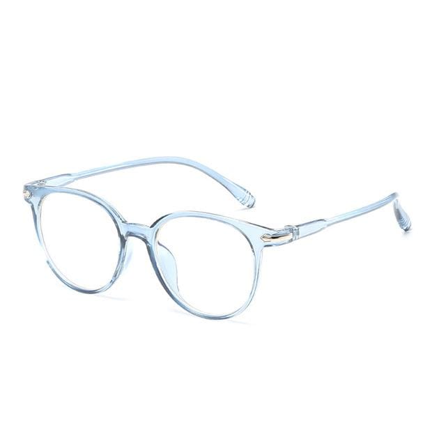 Women Transparent Vintage Round Clear Glasses