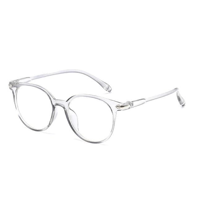 Women Transparent Vintage Round Clear Glasses